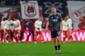 Rasmus Nissen Kristensen i aktion for Eintracht Frankfurt.