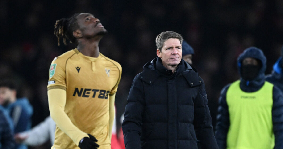 Åh nej, Palace! Glasner afviser ny kontrakt Foto: Ritzau Scanpix/REUTERS