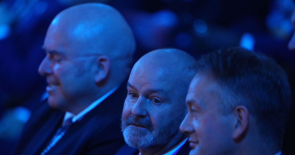 Skotsk landstræner tilfreds med VM-pulje: God lodtrækning Foto: Ritzau Scanpix/REUTERS