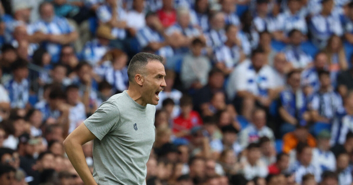 Real Sociedad fyrer cheftræner Foto: Pankra Nieto/REUTERS