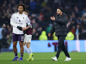 Joshua Zirkzee og Ruben Amorim.