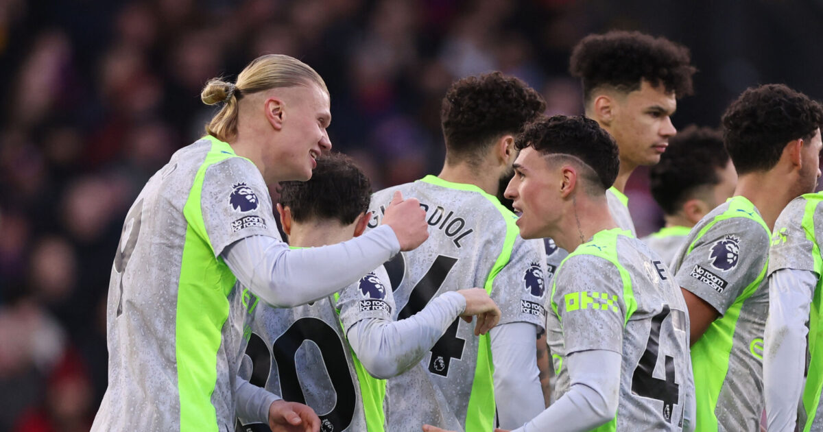 Haaland kan ikke stoppes – Palace banket på plads Foto: Ritzau Scanpix/REUTERS