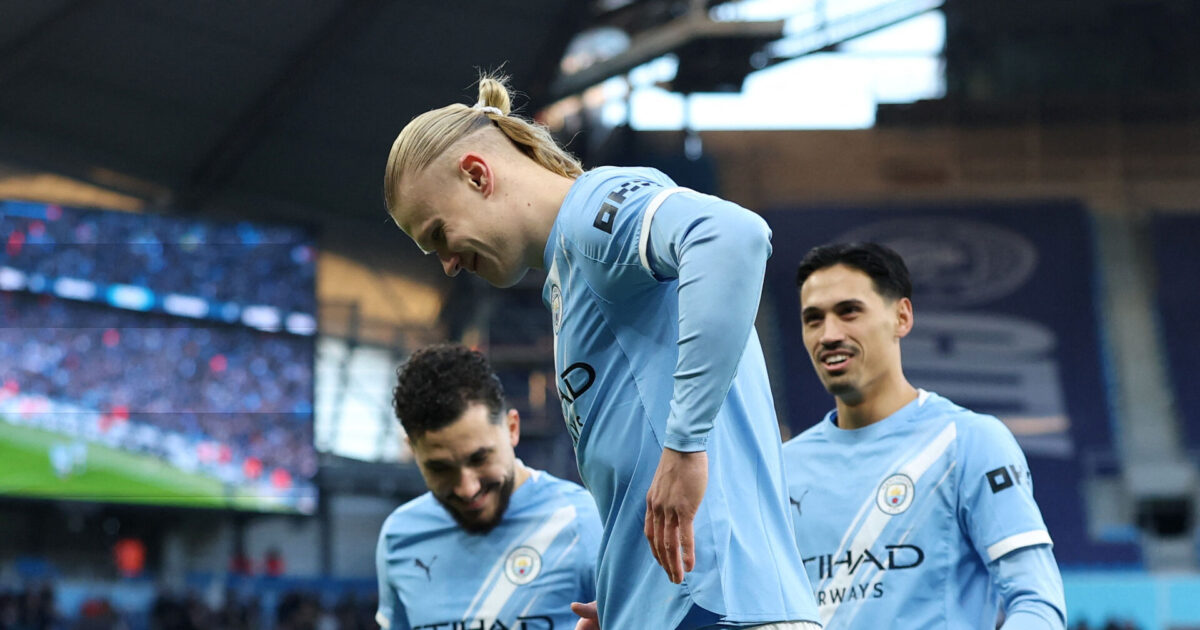 Robotten Haaland spiller City til tops Foto: Action Images via Reuters/Andrew