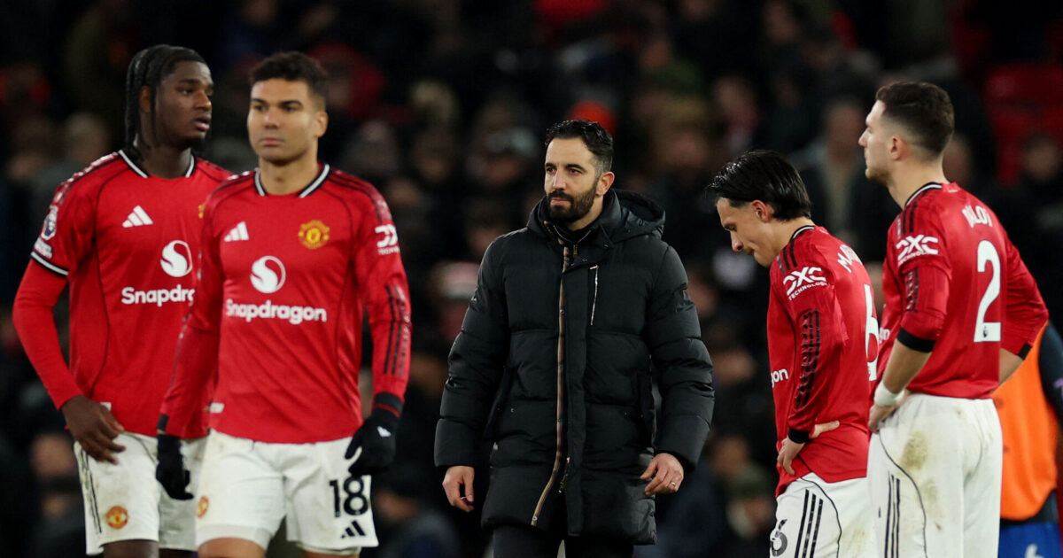 Amorim tager United-defensiven i forsvar efter målorgie Foto: Ritzau Scanpix/REUTERS