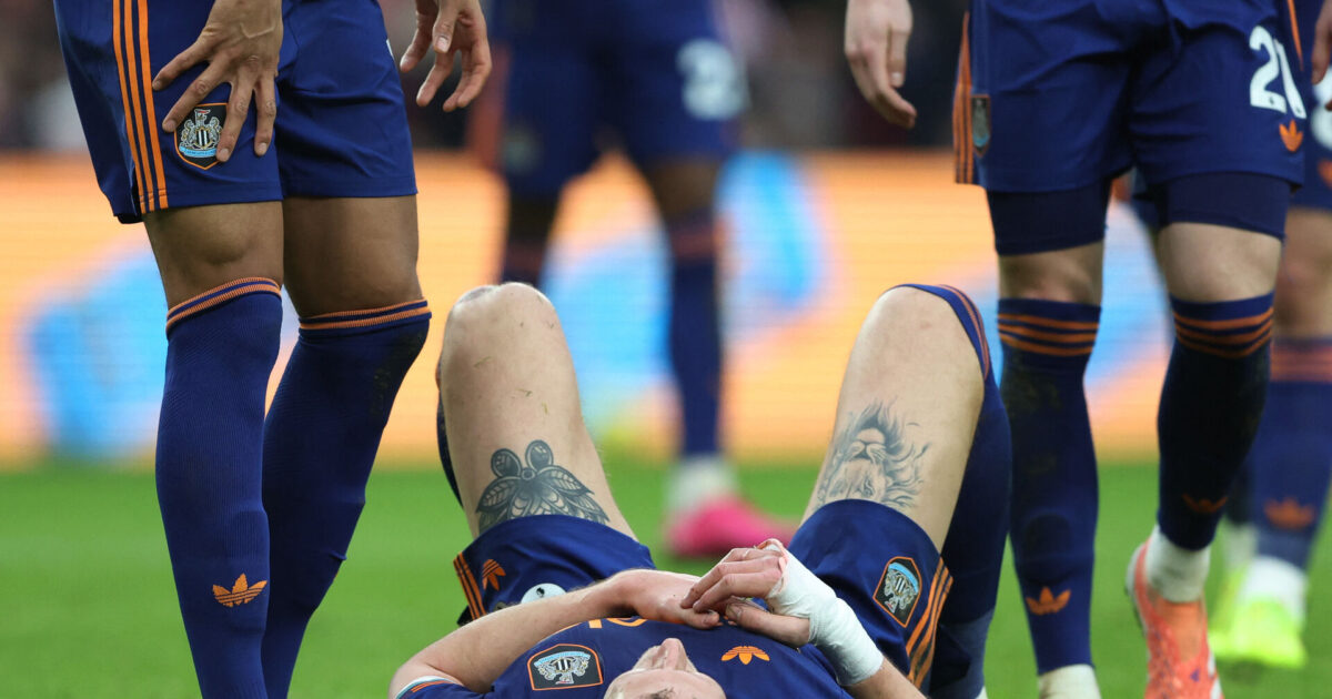 Bekræftet: Newcastle-profil ude i flere uger Foto: Ritzau Scanpix/REUTERS