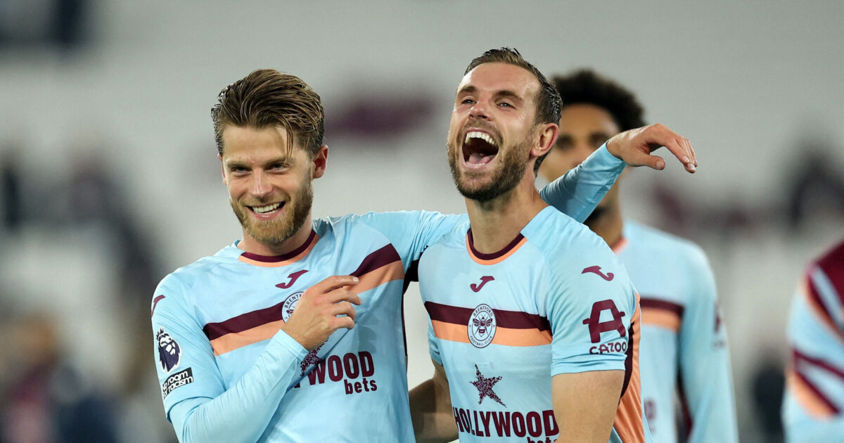 Mathias Jensen skriver historie i Brentford Foto: Ritzau Scanpix/REUTERS