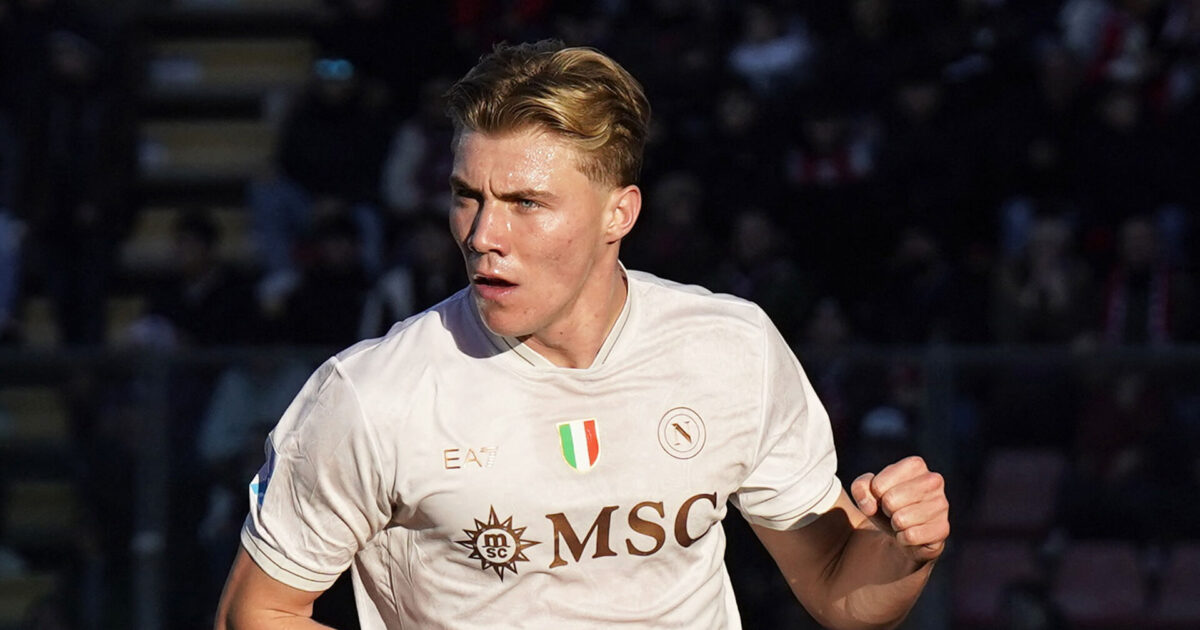 Ingen kan stoppe brandvarm Højlund – to mål i Napoli-sejr Foto: Matteo Ciambelli/REUTERS