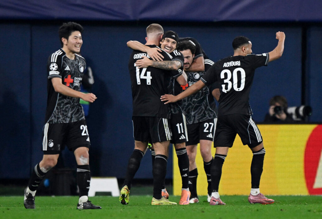 FCK-spillerne jubler