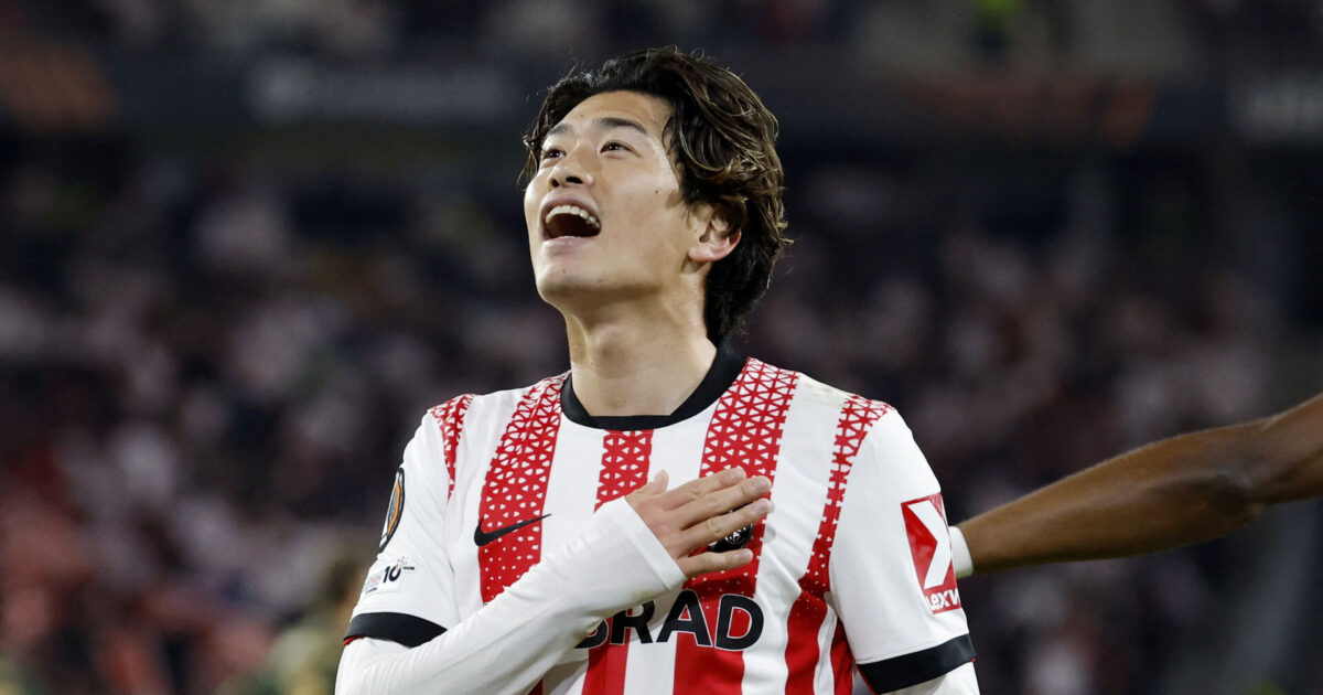 Se Suzuki-assist: Grabara havde ikke en chance Foto: Heiko Becker/REUTERS