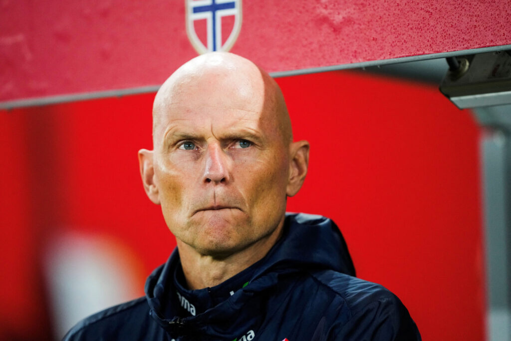 Ståle SOlbakken under en landskamp for Norge