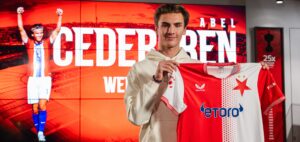 Abel Cedergren præsenteret i Slavia Prag