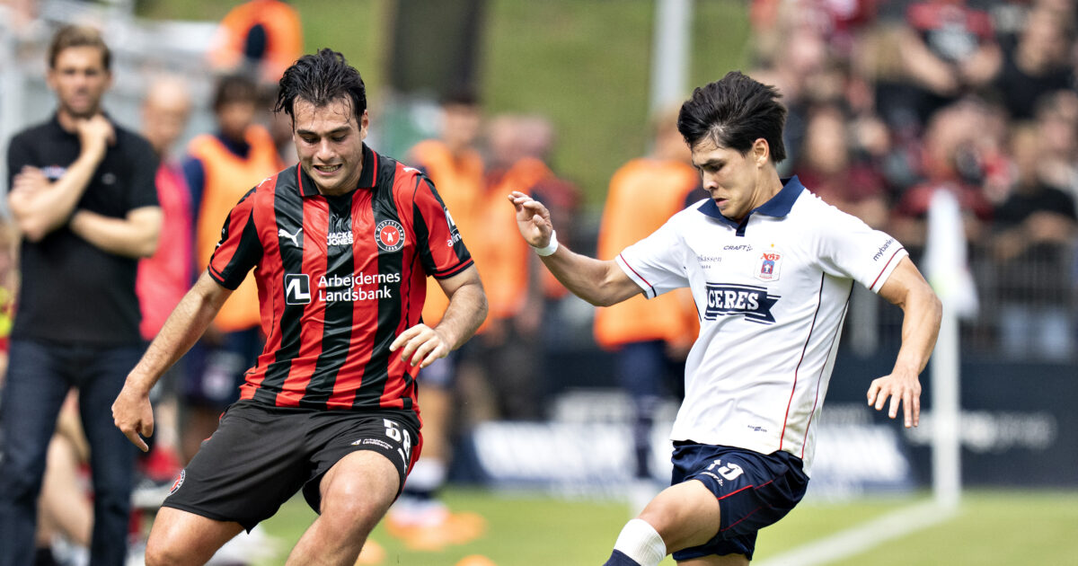 Peger på AGF: Vores største rival Foto: Henning Bagger/Ritzau Scanpix