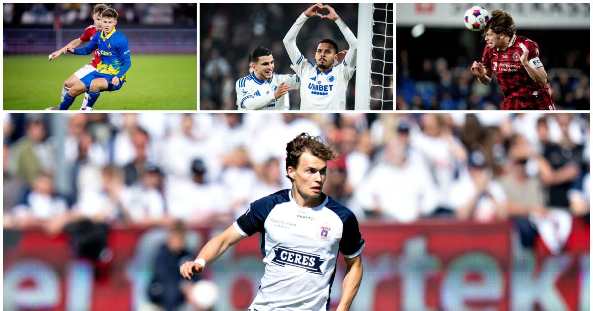 Otte AGF-dueller mod FCM, BIF og FCK: Dejligt med pres Foto: Henning Bagger/Ritzau Scanpix, Bo Amstrup/Ritzau Scanpix, Sebastian Elias Uth/Ritzau Scanpix og Bo Amstrup/Ritzau Scanpix Kollage: Campo