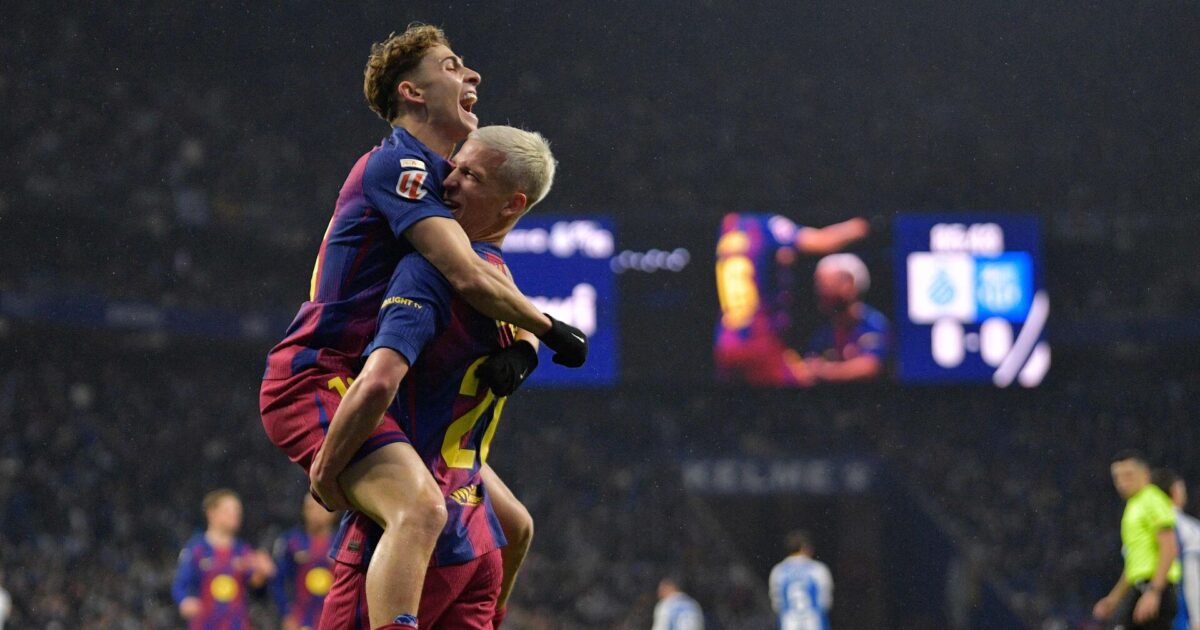 Suveræne Joan García og Barca tager sen derbysejr Foto: Manaure Quintero / AFP / Ritzau Scanpix 