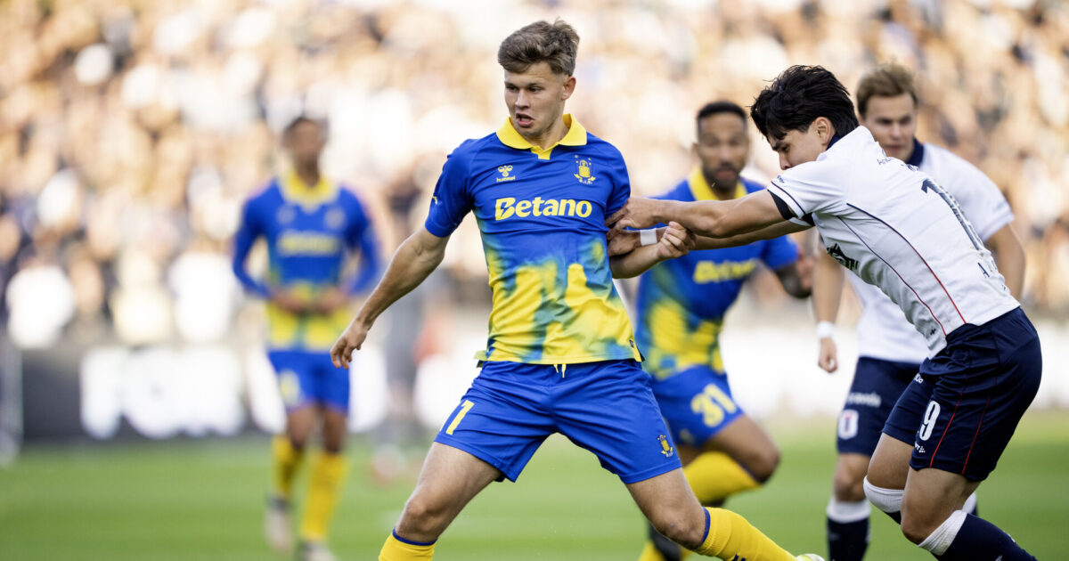 Brøndby-bet: Offensivt es udgik med skade Foto: Bo Amstrup/Ritzau Scanpix