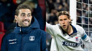 Jakob Poulsen og Felix Beijmo klippet sammen i samme billede.