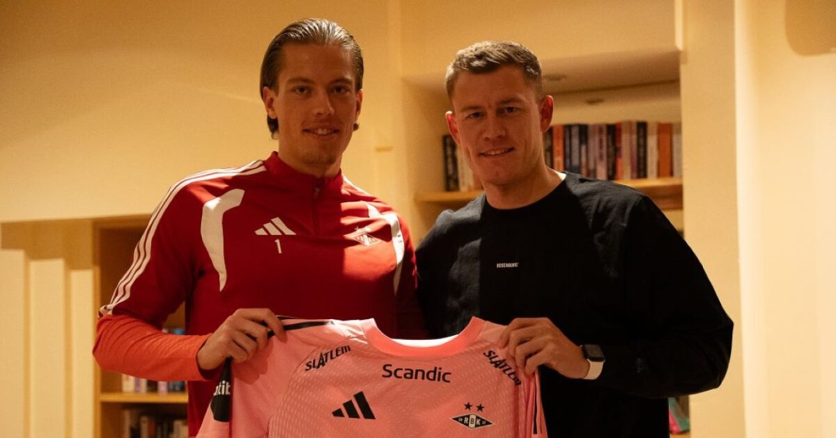 Glæde i Rosenborg: Wahlstedt var vores førstevalg Foto: Rosenborg BK