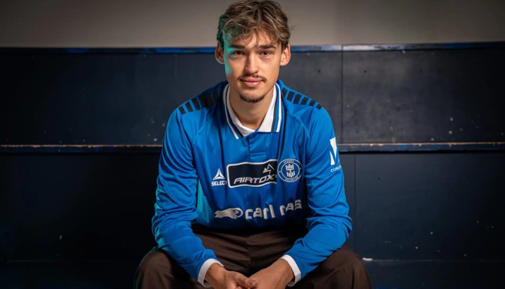 Mikkel Fischer præsenteres i Lyngby Boldklub.