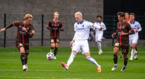 Tristan Panduro i aktion for FC København.