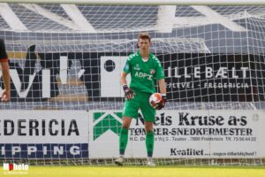 Valdemar Birksø i aktion for FC Fredericia.