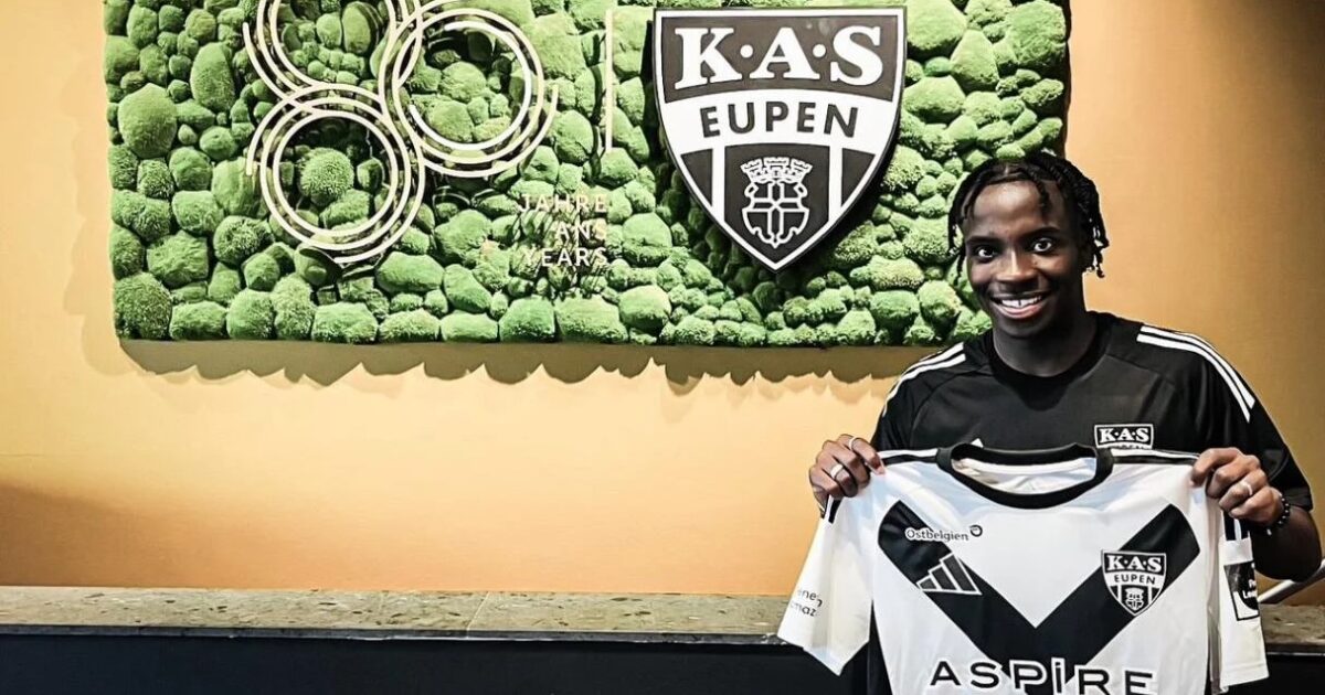 Færdig i FCK: Det skal Zague nu Foto: KAS Eupen