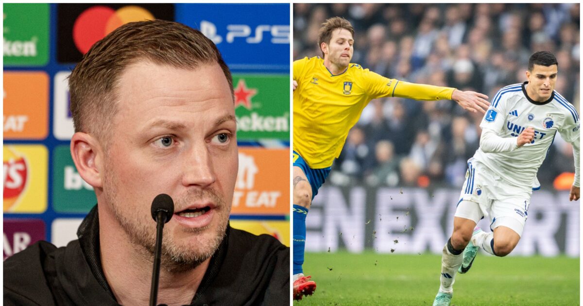 Neestrups lyse idé: Fandt Brøndby-billede som inspiration Foto: Mads Claus Rasmussen/Ritzau Scanpix og Liselotte Sabroe/Ritzau Scanpix