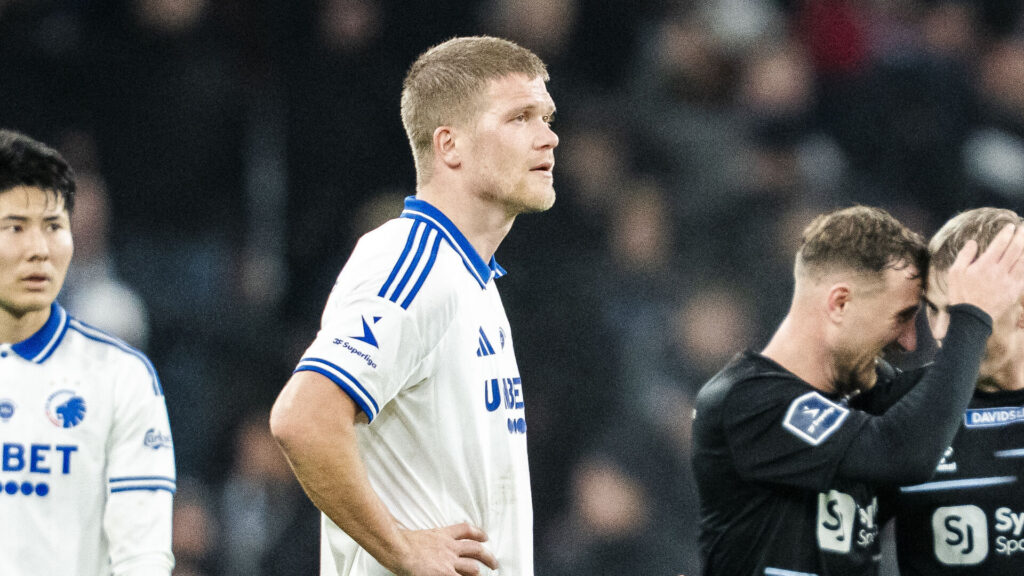 FC Københavns Andreas Cornelius har hænderne i siden