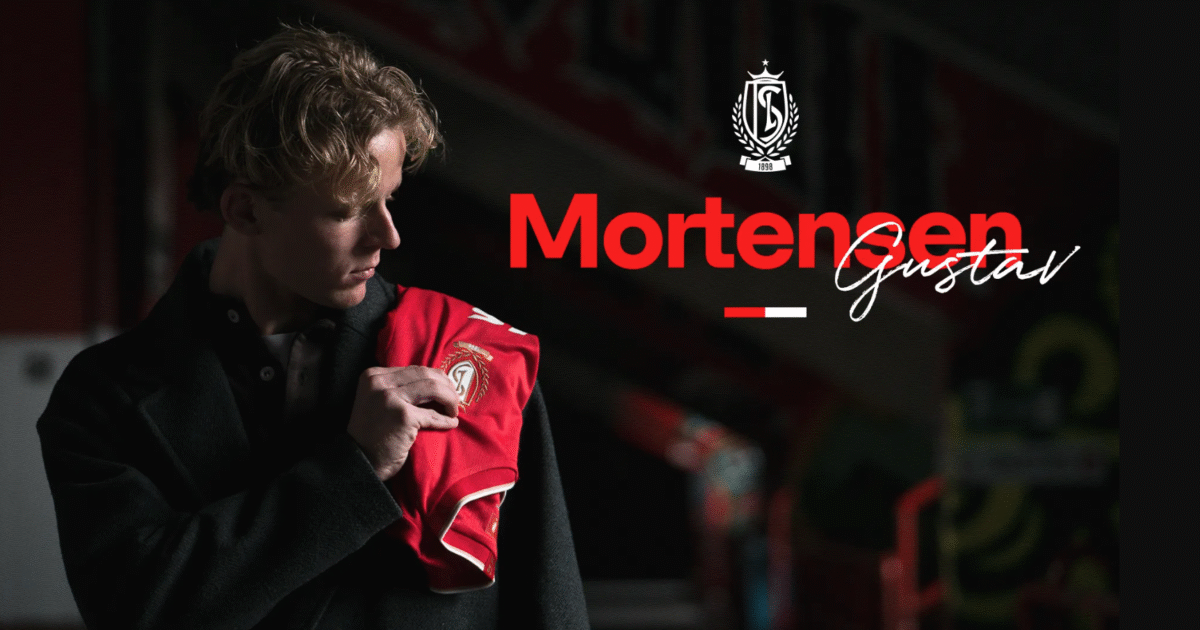 Officielt: Lyngby sælger dansk landsholdsspiller Foto: Standard Liège