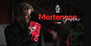 Gustav Mortensen præsenteret i Standard Liege