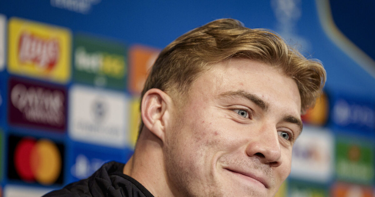 Højlund ser frem til gensyn med Parken: Et specielt stadion Foto: Liselotte Sabroe/Ritzau Scanpix