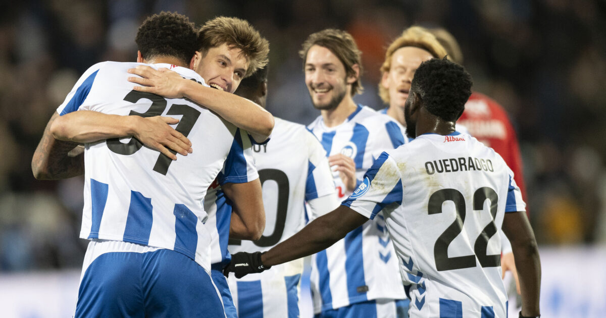 Mål-galore: OB scorer fem mod Skive Foto: Thomas Sjørup/Scanpix 2025