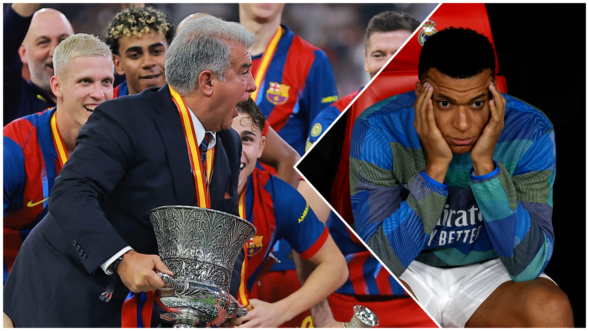 Barca-præsident langer ud efter Mbappé og Real Madrid foto