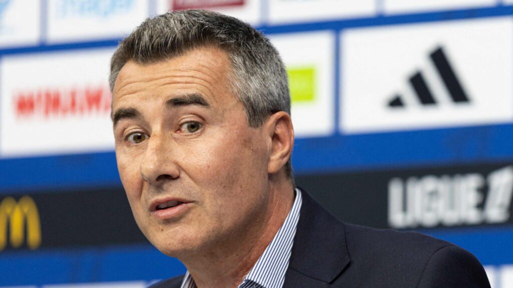 Marc Keller på et pressemøde