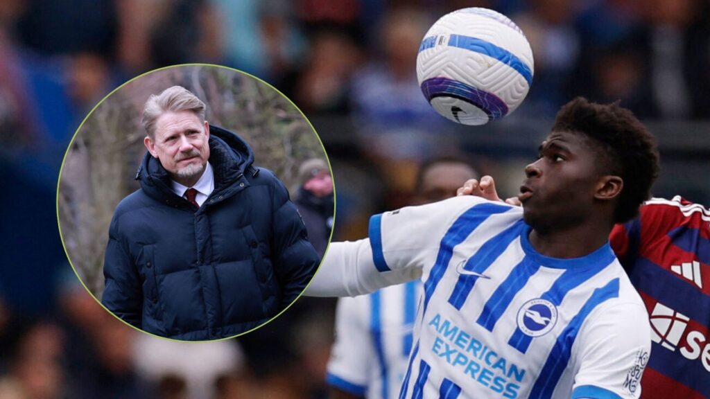 Peter Schmeichel anbefaler en Carlos Baleba som ny spiller i Manchester United