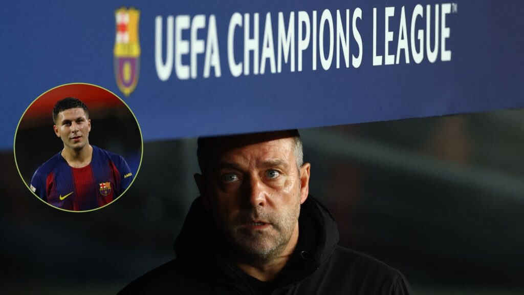 En collage af Hansi Flick og Roony Bardghji