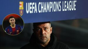 En collage af Hansi Flick og Roony Bardghji