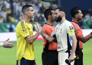 Karim Benzema og Cristiano Ronaldo.