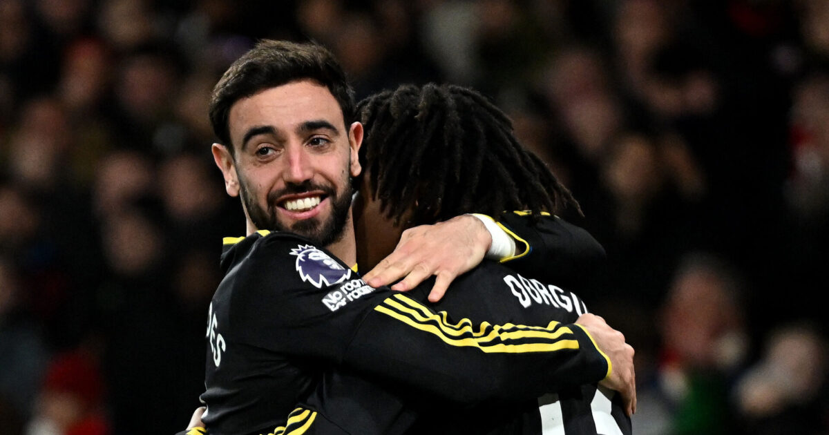 Bruno Fernandes hylder: Ballon d’Orgu? Foto: Ritzau Scanpix/REUTERS