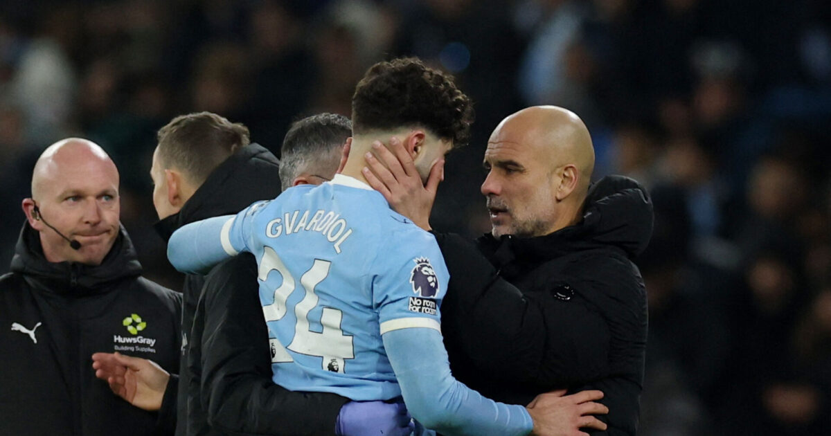 Manchester City-profil skal opereres Foto: Ritzau Scanpix/REUTERS