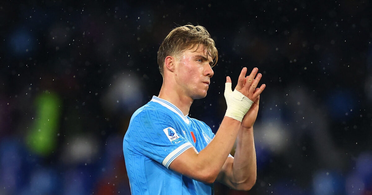 Højlund bider fra sig: Rørte den ikke Foto: Ritzau Scanpix/REUTERS