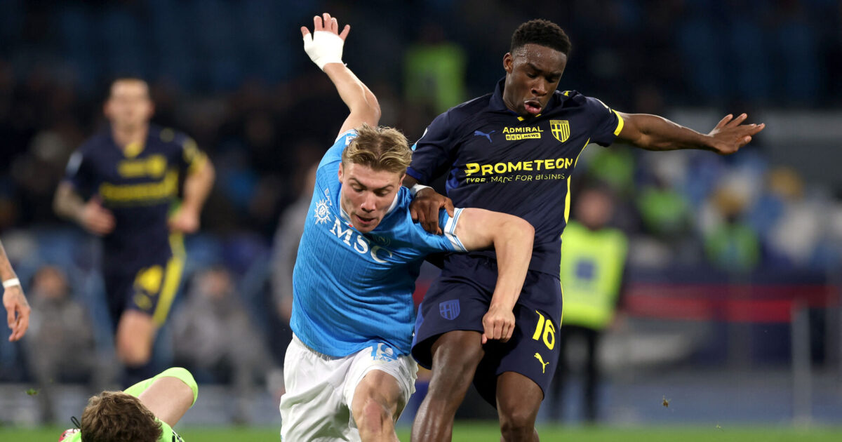 Dansker udskiftet tidligt: Højlund og Napoli dummer sig Foto: Ritzau Scanpix/REUTERS