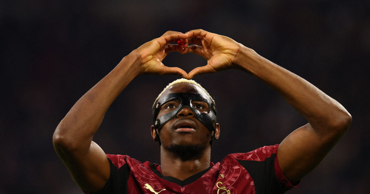 Osimhen forsøger at lokke tidligere FCM-stjerne til Galatasaray Foto: Ritzau Scanpix/REUTERS