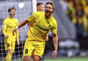 Kasper Høgh jubler efter en scoring