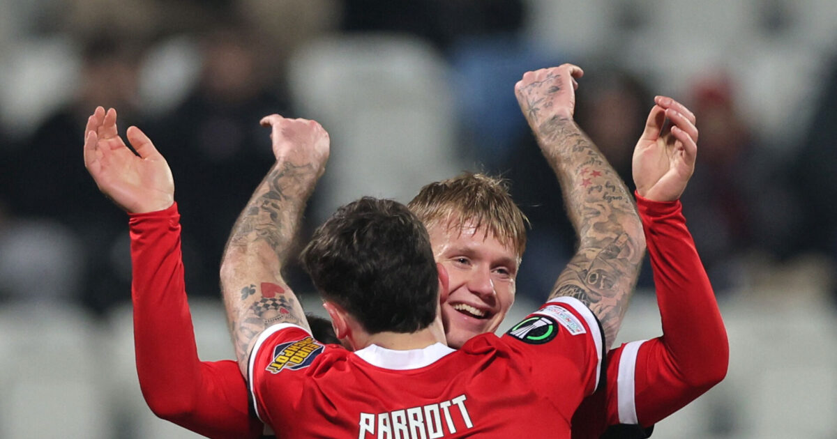 Isak Jensen bliver matchvinder for Alkmaar Foto: Valdrin Xhemaj TPX IMAGES OF THE DAY/REUTERS