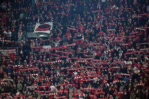 Branns fans under en kamp mod Bologna.