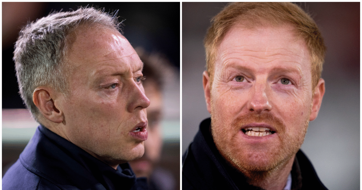 Karakterbogen: Vink med en vognstang fra Steve Cooper Foto: Bo Amstrup/Ritzau Scanpix Kollage: Campo