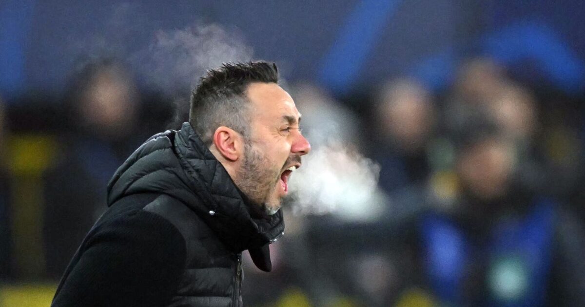 De Zerbi efter spekulationer: 5 til 6 sæsoner mere Foto: Nicolas Tucat / AFP / Ritzau Scanpix