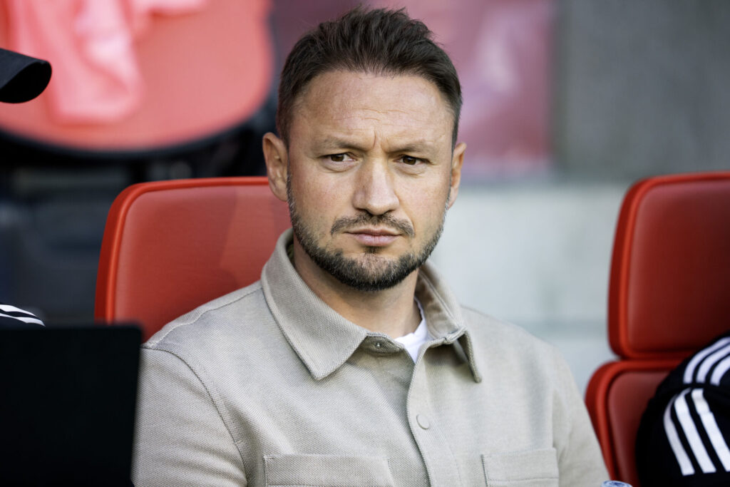 Vejles cheftræner Ivan Prelec under superligakampen mellem Silkeborg IF og Vejle Boldklub på JYSK Park i Silkeborg søndag den 28. september 2025.