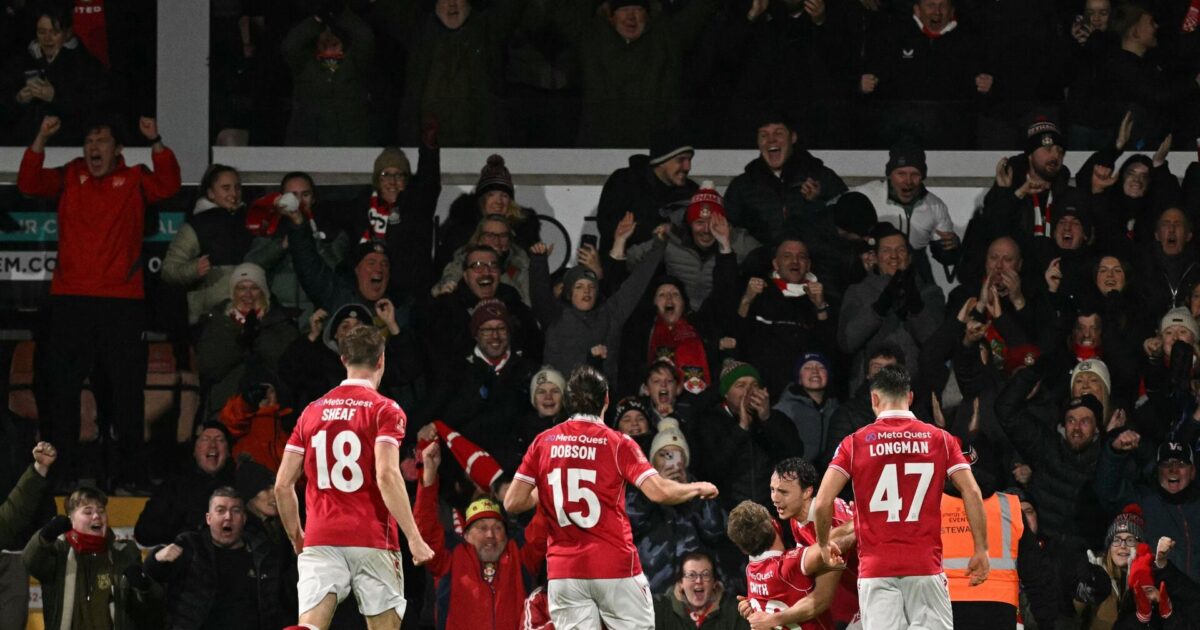 Cup-chok! Wrexham sender Forest ud i mørket Foto: Oli Scarff/AFP/Ritzau Scanpix