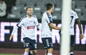 Jon Dagur Thorsteinsson under en kamp for AGF.